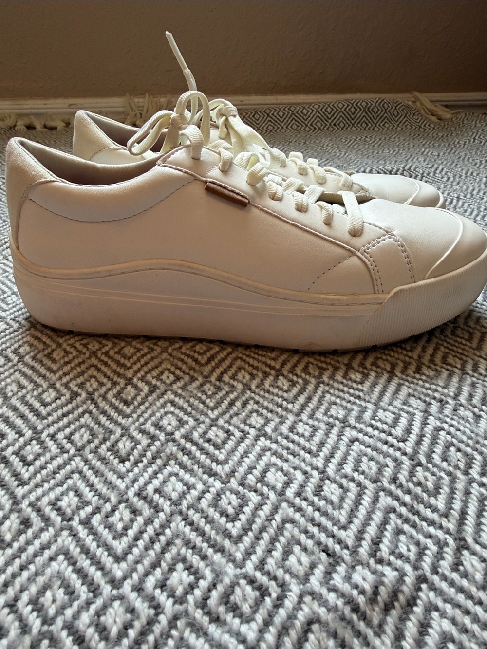 Dr Scholl’s Time off white Low-Top Leather Sneakers - Picture 11 of 15